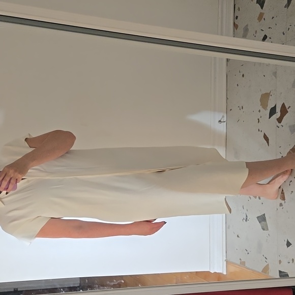 Beautiful white dress from Massimo Dutti no belt, FREE silk scarf - Picture 15 of 15